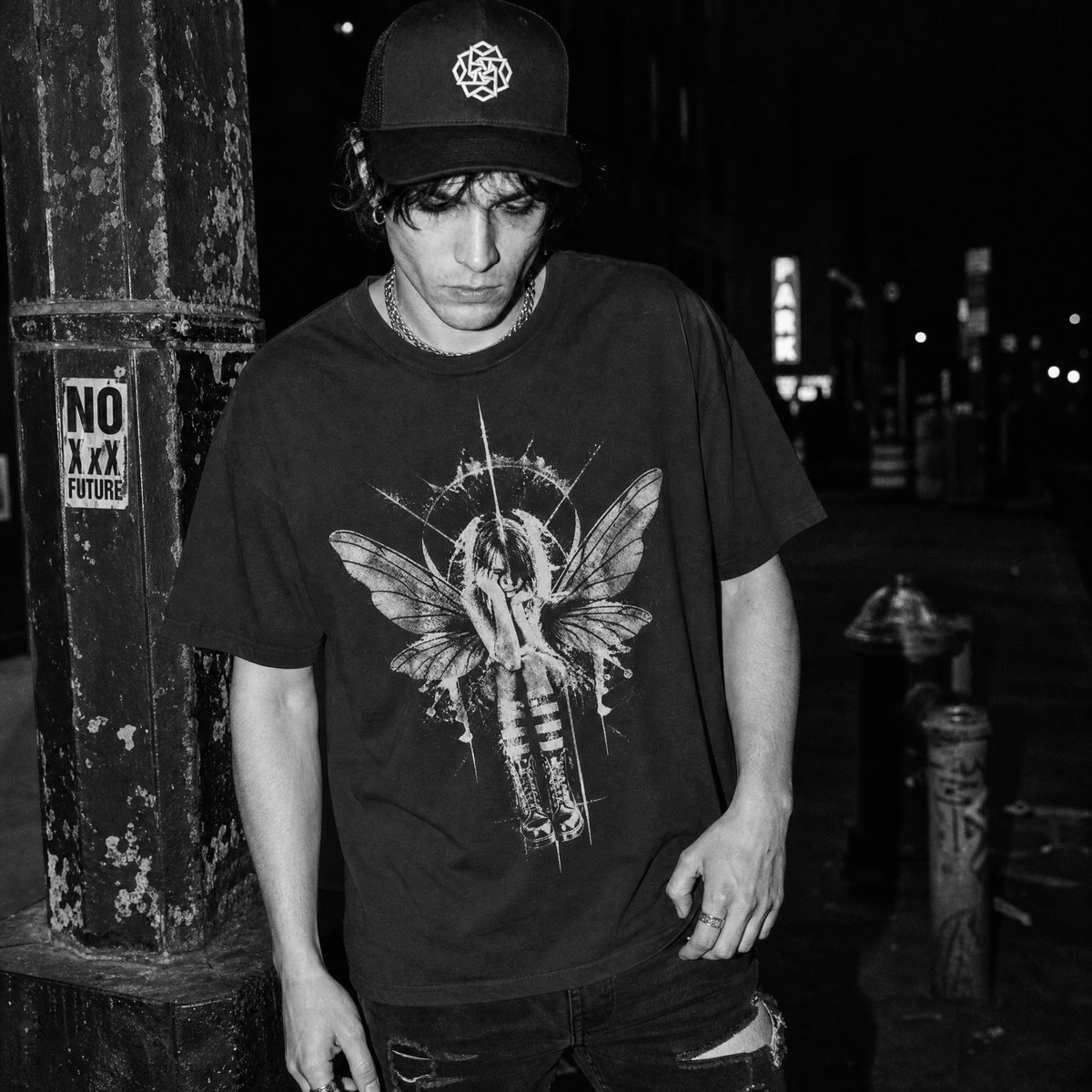 Grunge Fairy T-Shirt - Dark Fantasy Graphic Tee