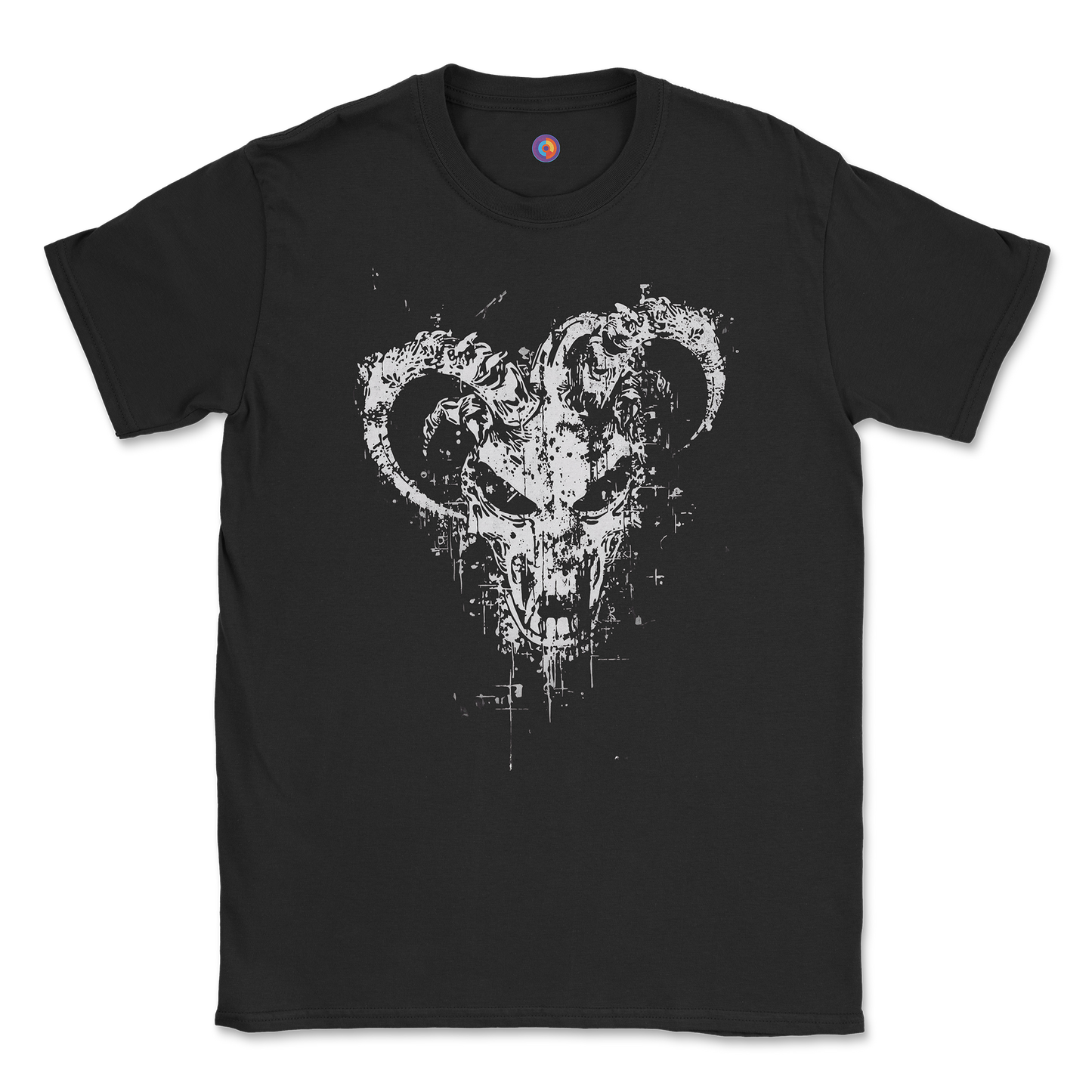 Demon Skull β Dark Aesthetic Horror T-Shirt