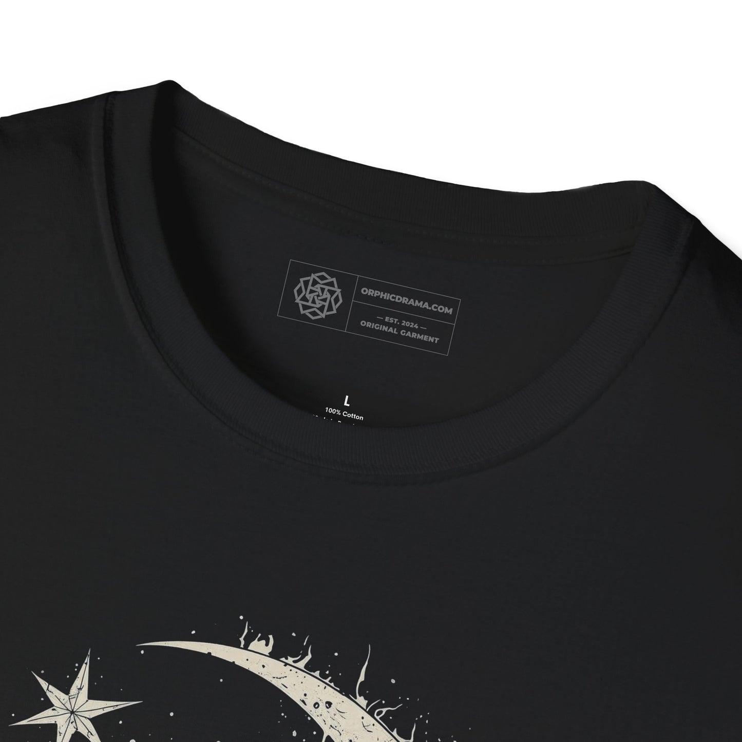 Skull Moon T-Shirt - Witchy Celestial Skull Tee