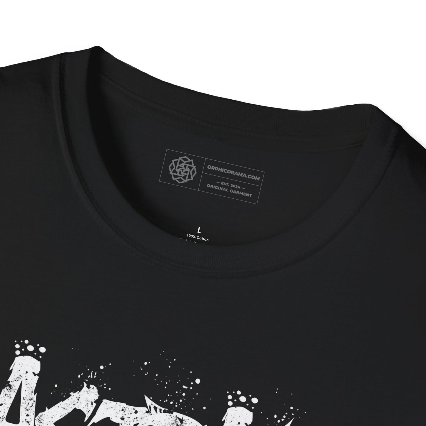 Astral Runoff T-Shirt β Gothic Typography Tee