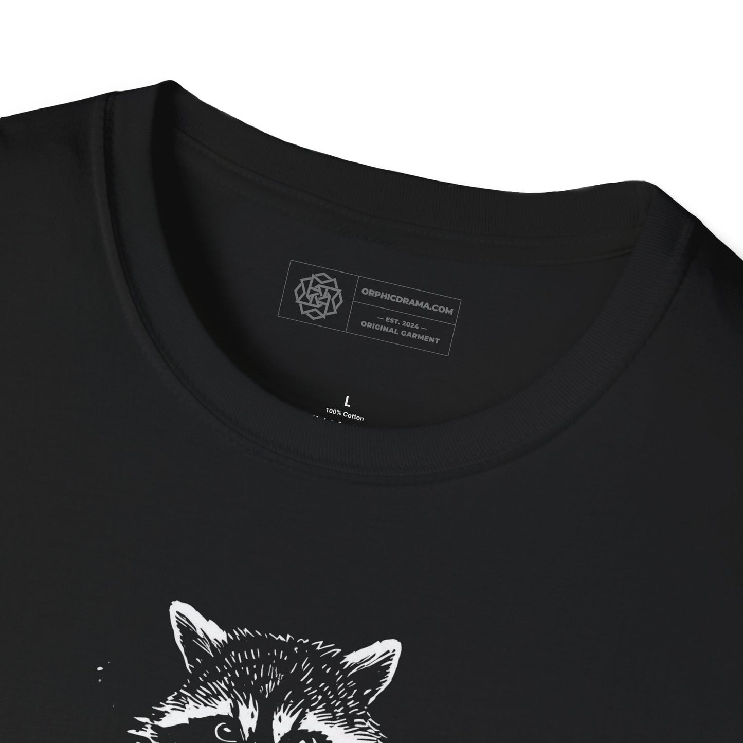 Raccoon T-Shirt β Trash Panda Illustration