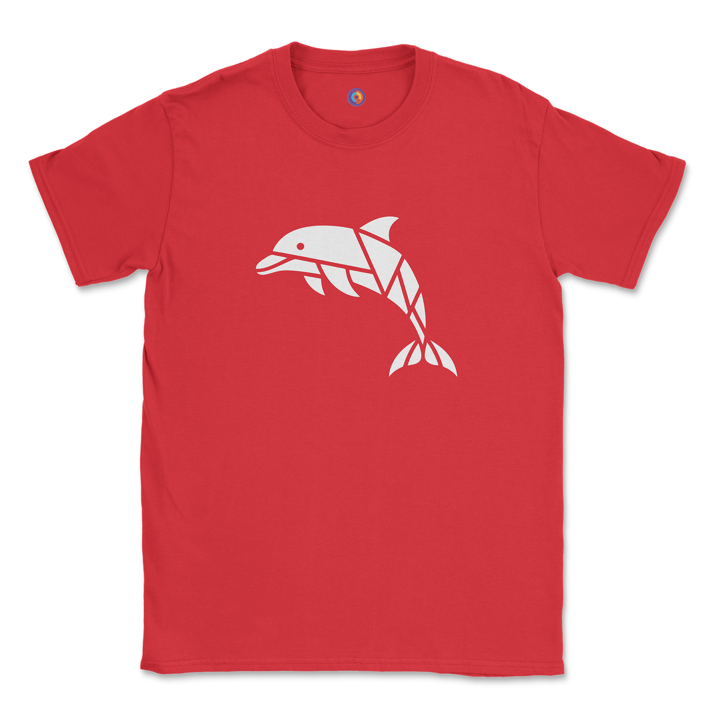 Geometric Dolphin T-Shirt