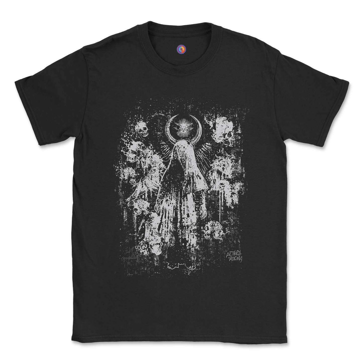 Gothic Dark Angel T-Shirt - Haunted Vintage Grunge
