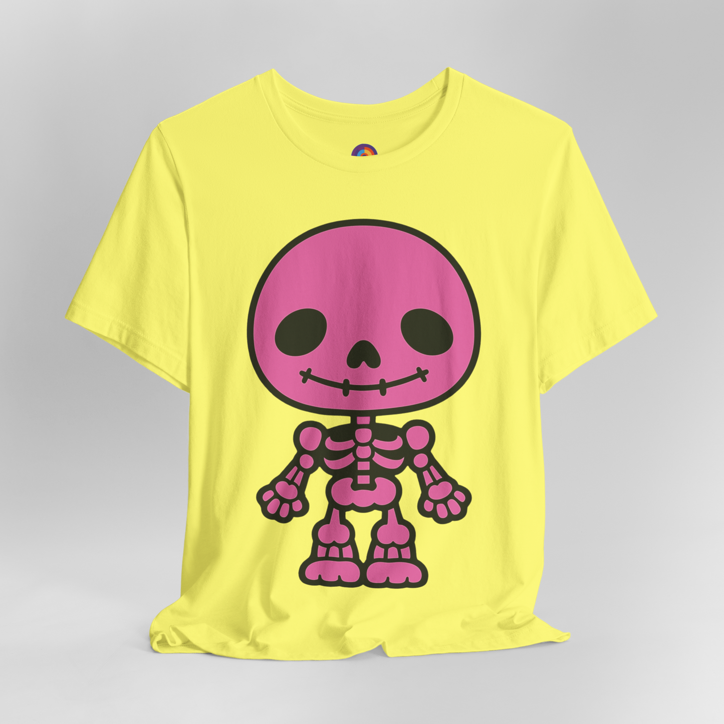 Kawaii Pink Skeleton T-Shirt