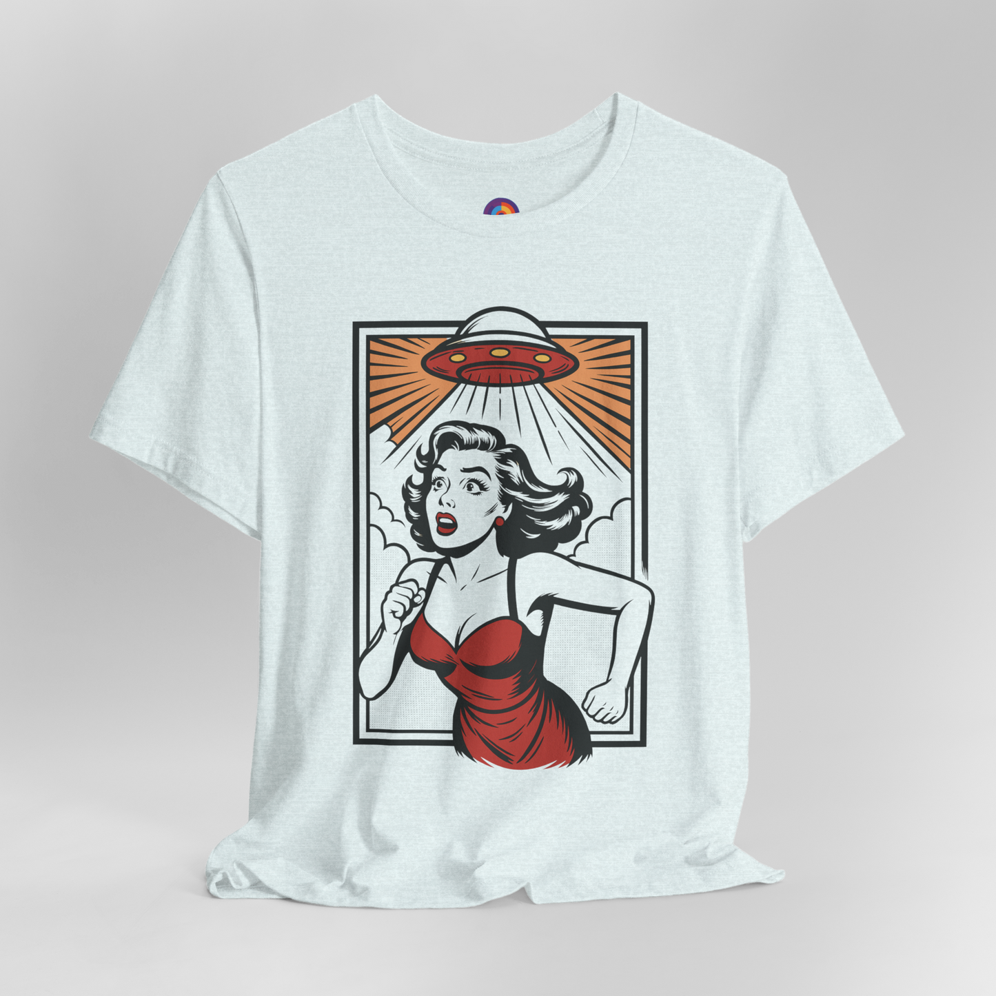 Alien Abduction T-Shirt – Pop Art Woman