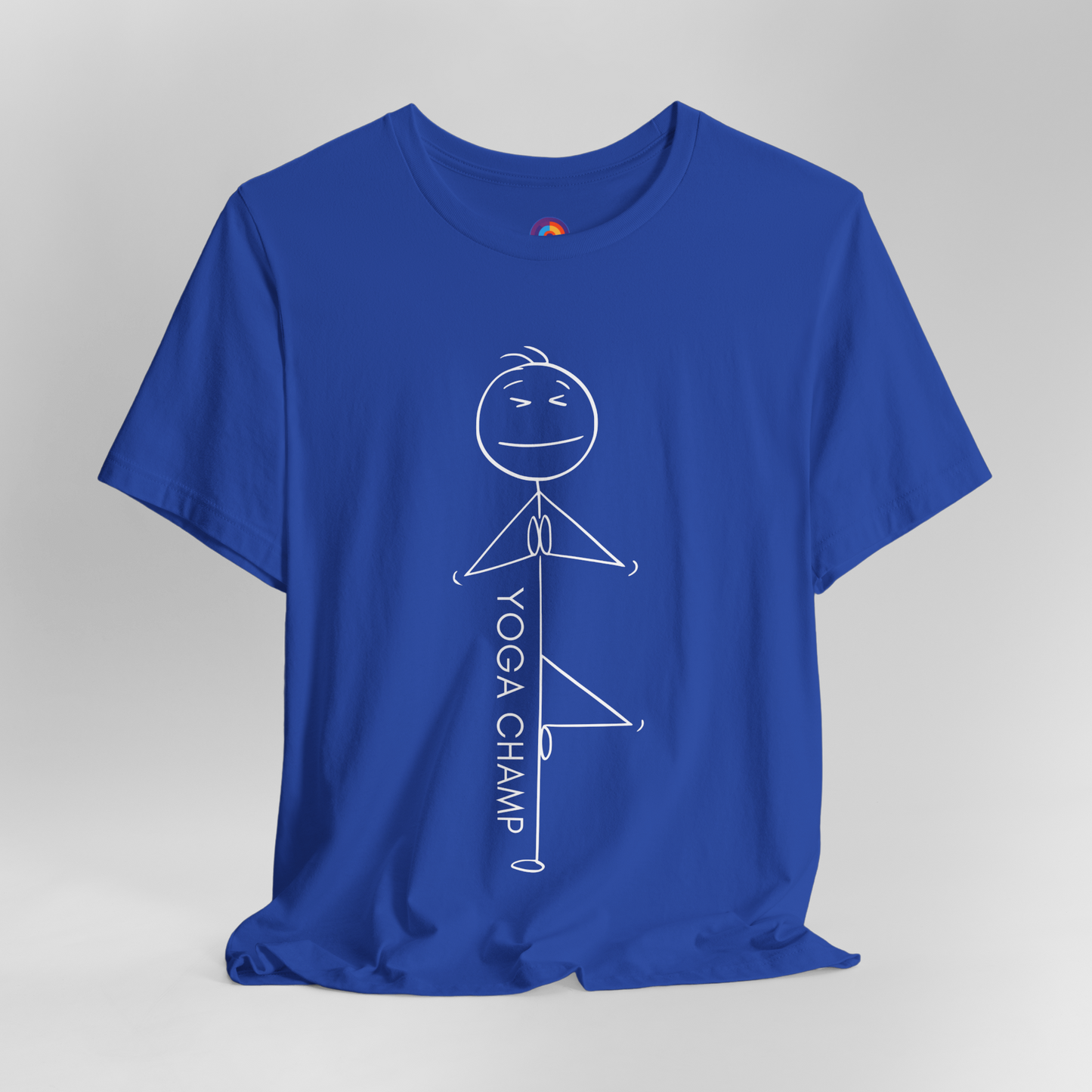 Yoga Champ - Stick Figure Yoga T-Shirt