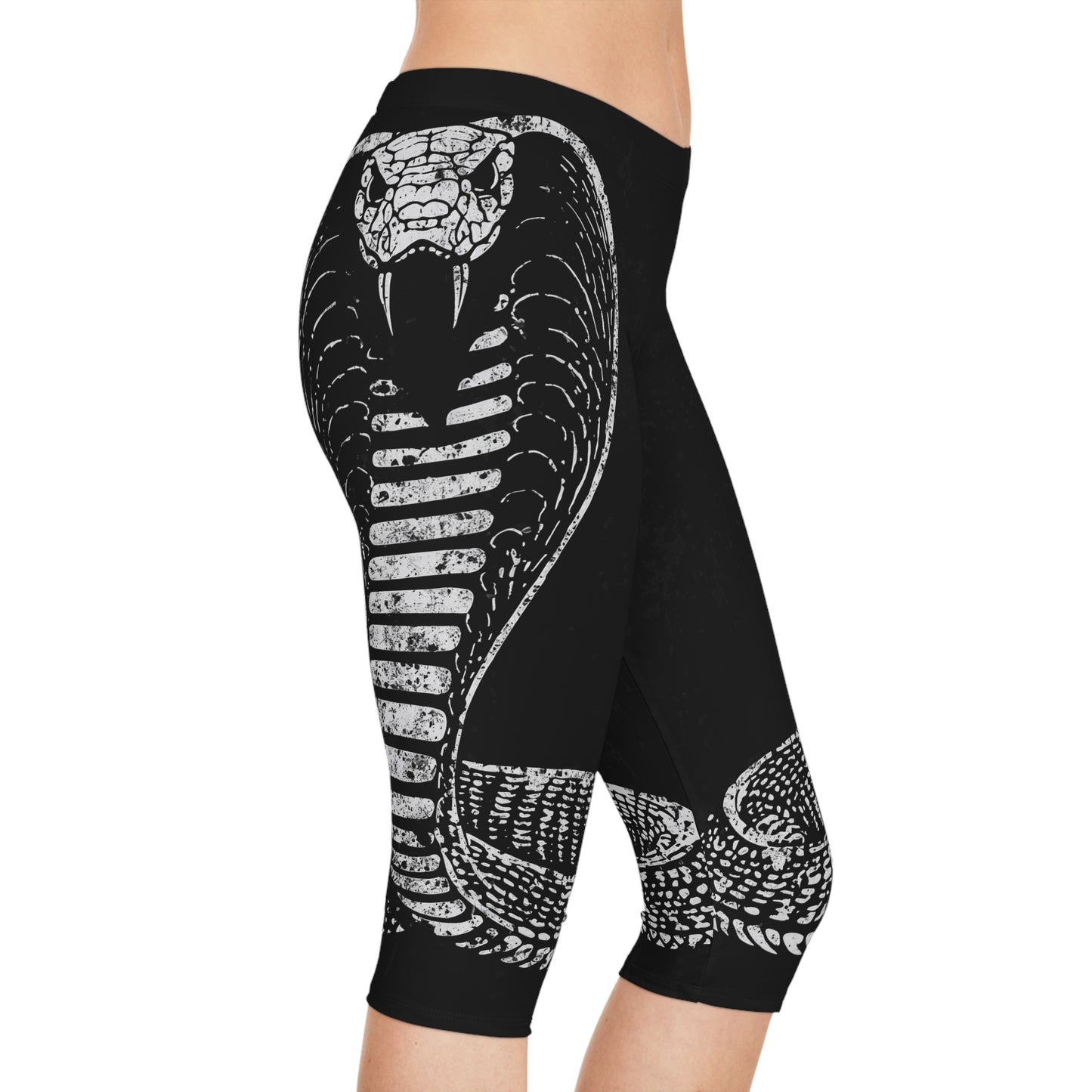 Capri Leggings – Vintage Cobra Snake