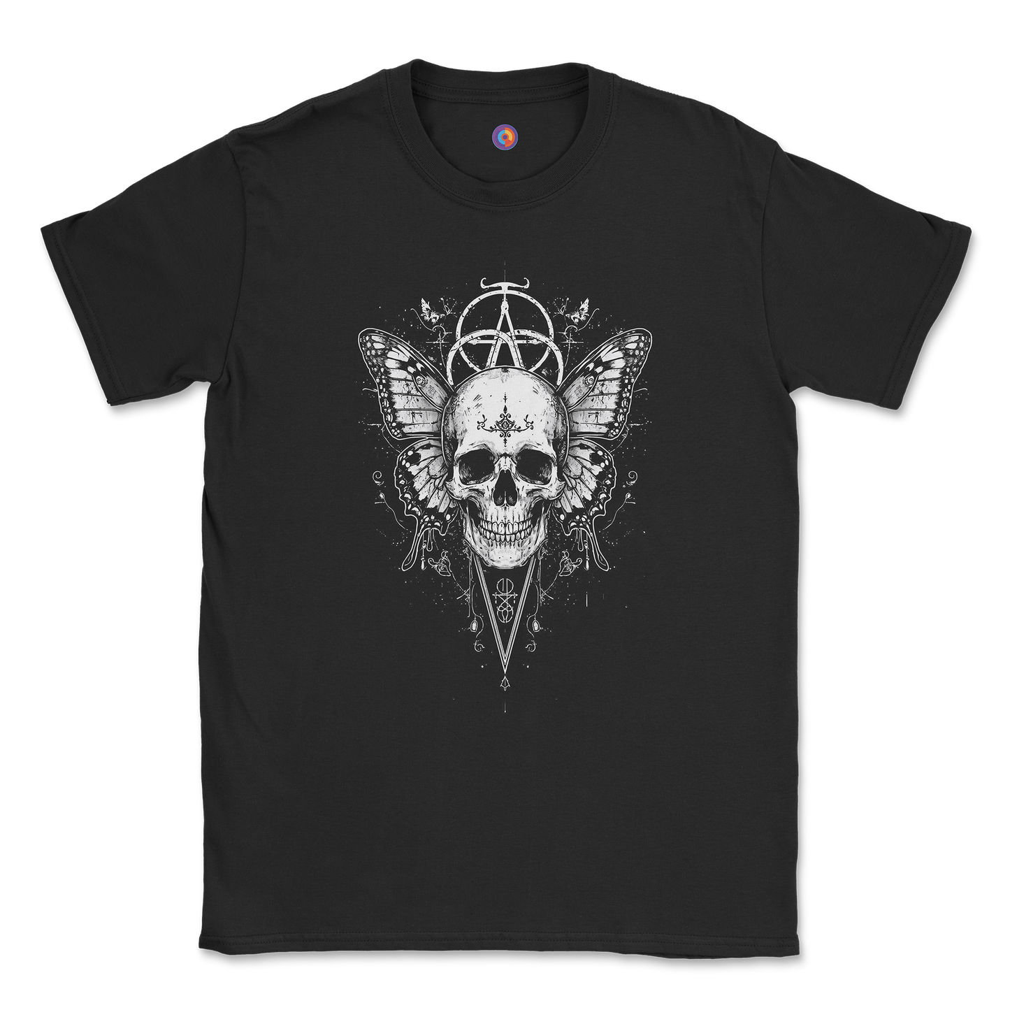 Skull With Butterfly Wings T-Shirt