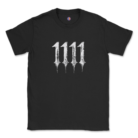 1111 T-Shirt – Gothic Numeral Design