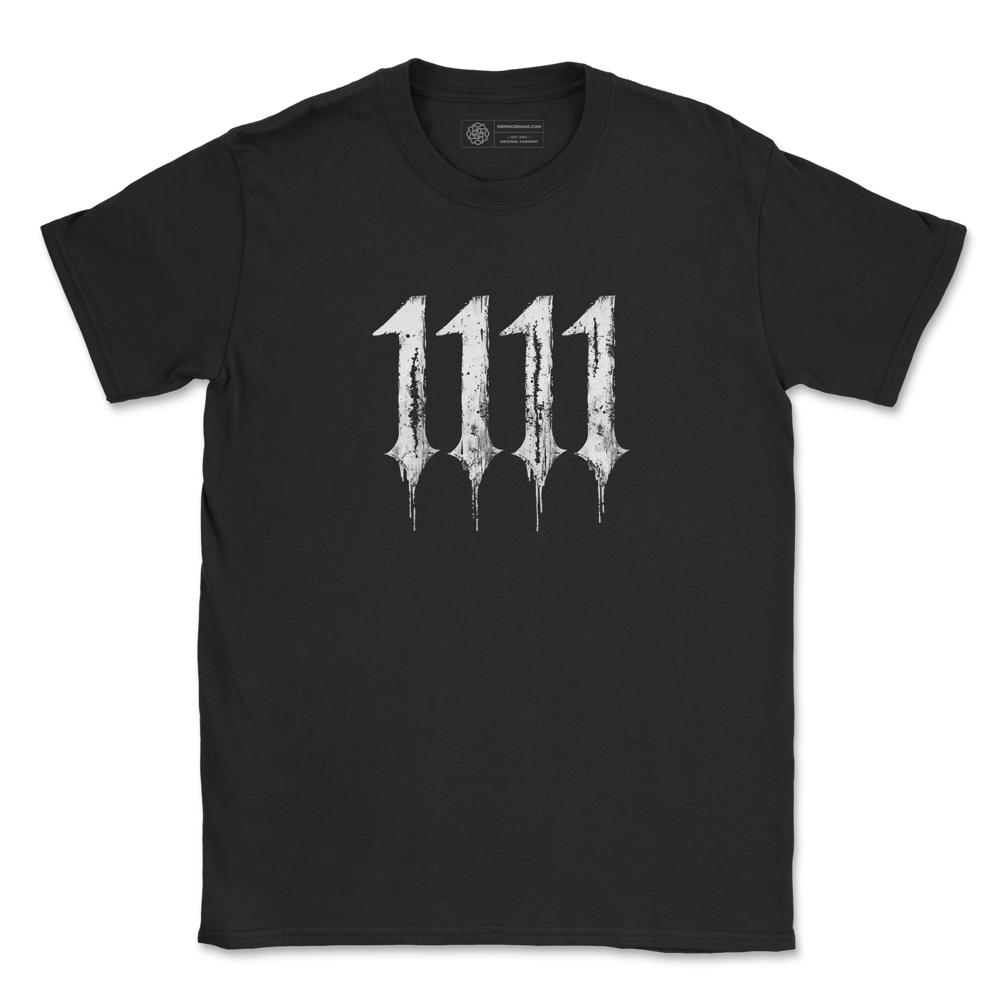 1111 T-Shirt – Gothic Numeral Design