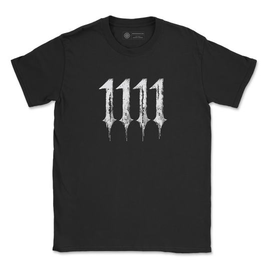 1111 T-Shirt – Gothic Numeral Design