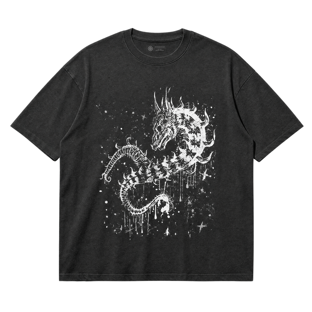 Chaos Dragon T-Shirt – Occult Grunge Aesthetic