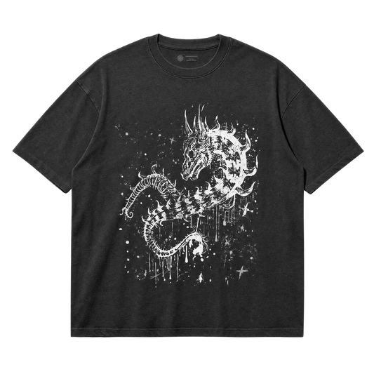 Chaos Dragon T-Shirt – Occult Grunge Aesthetic