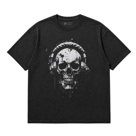 Dead Beats - Skull With Headphones T-Shirt