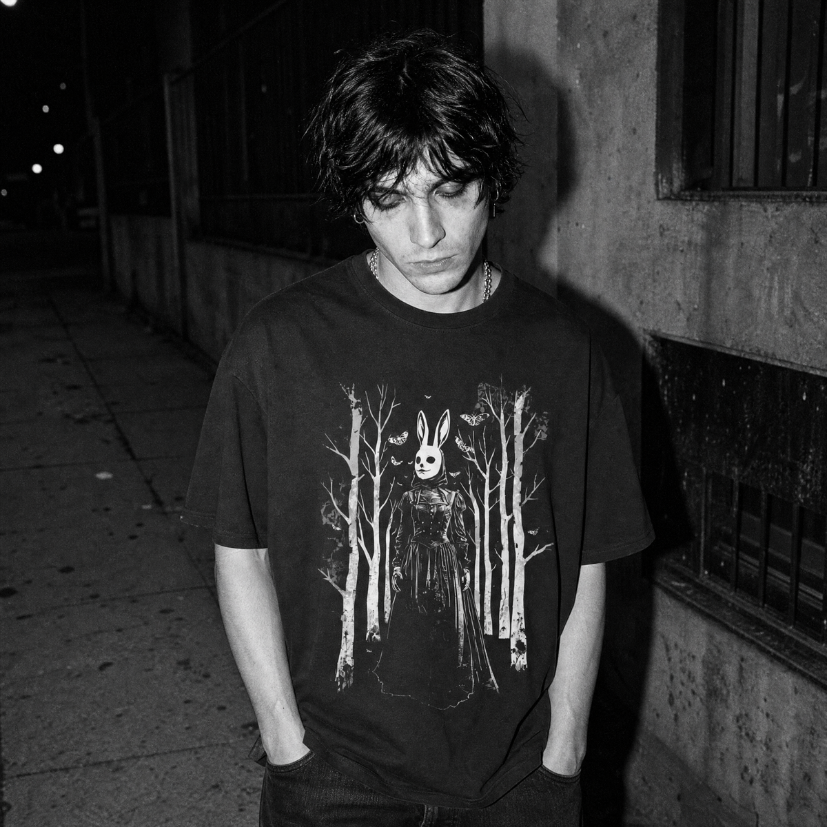 Whisper Woods - Creepy Bunny Girl T-Shirt