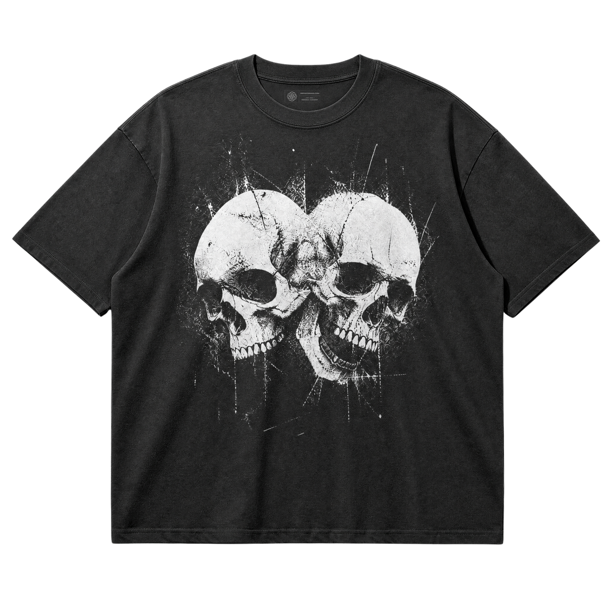 Two Heads Are Deader Than One - Skull T-Shirt