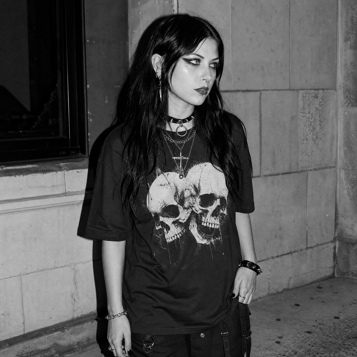 Two Heads Are Deader Than One - Skull T-Shirt