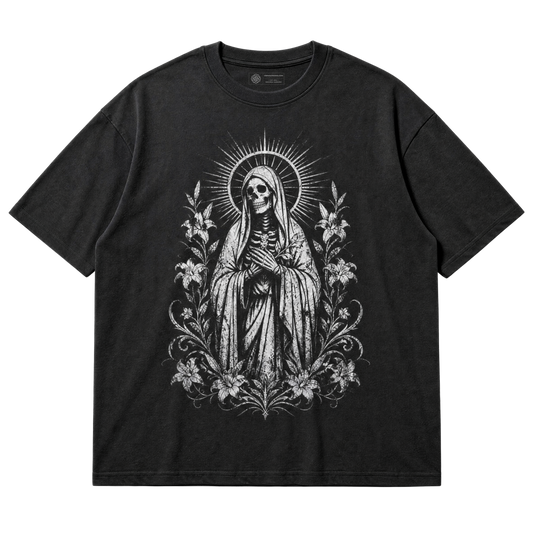 Gothic Saint Skeleton T-Shirt