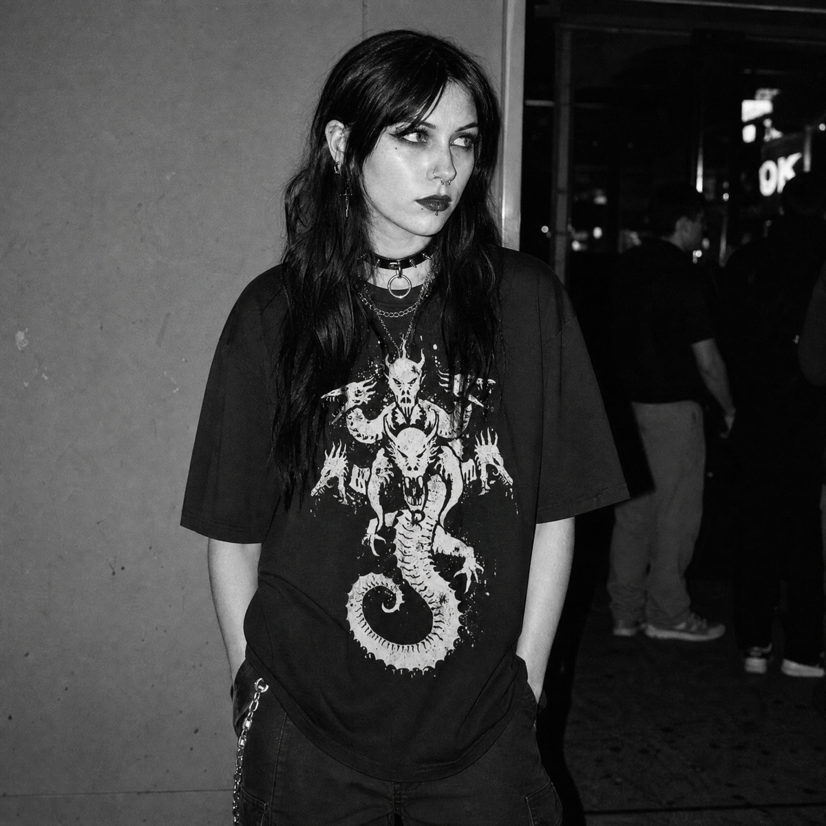 Dragon Demon T-Shirt – Gothic Mythical Creature
