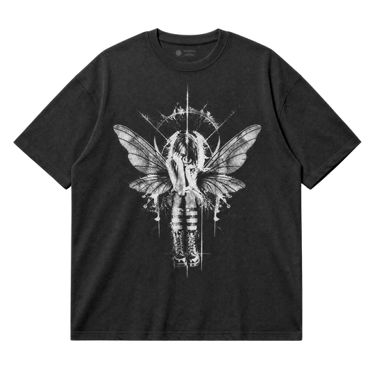Grunge Fairy T-Shirt - Dark Fantasy Graphic Tee