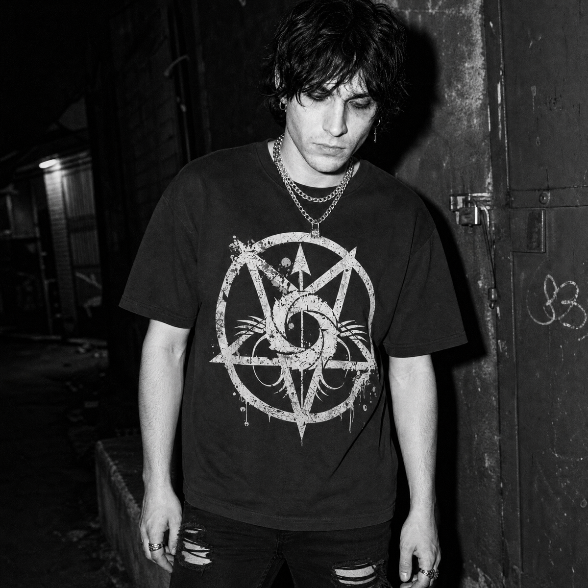Occult Sigil T-Shirt - Distressed Mystic Symbol