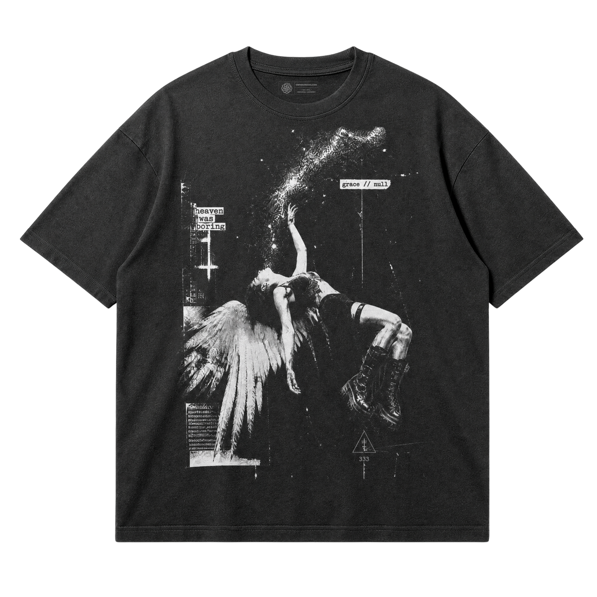 Fallen Angel T-Shirt - Nu Grunge Y3K Graphic