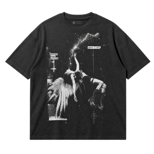Fallen Angel T-Shirt - Nu Grunge Y3K Graphic