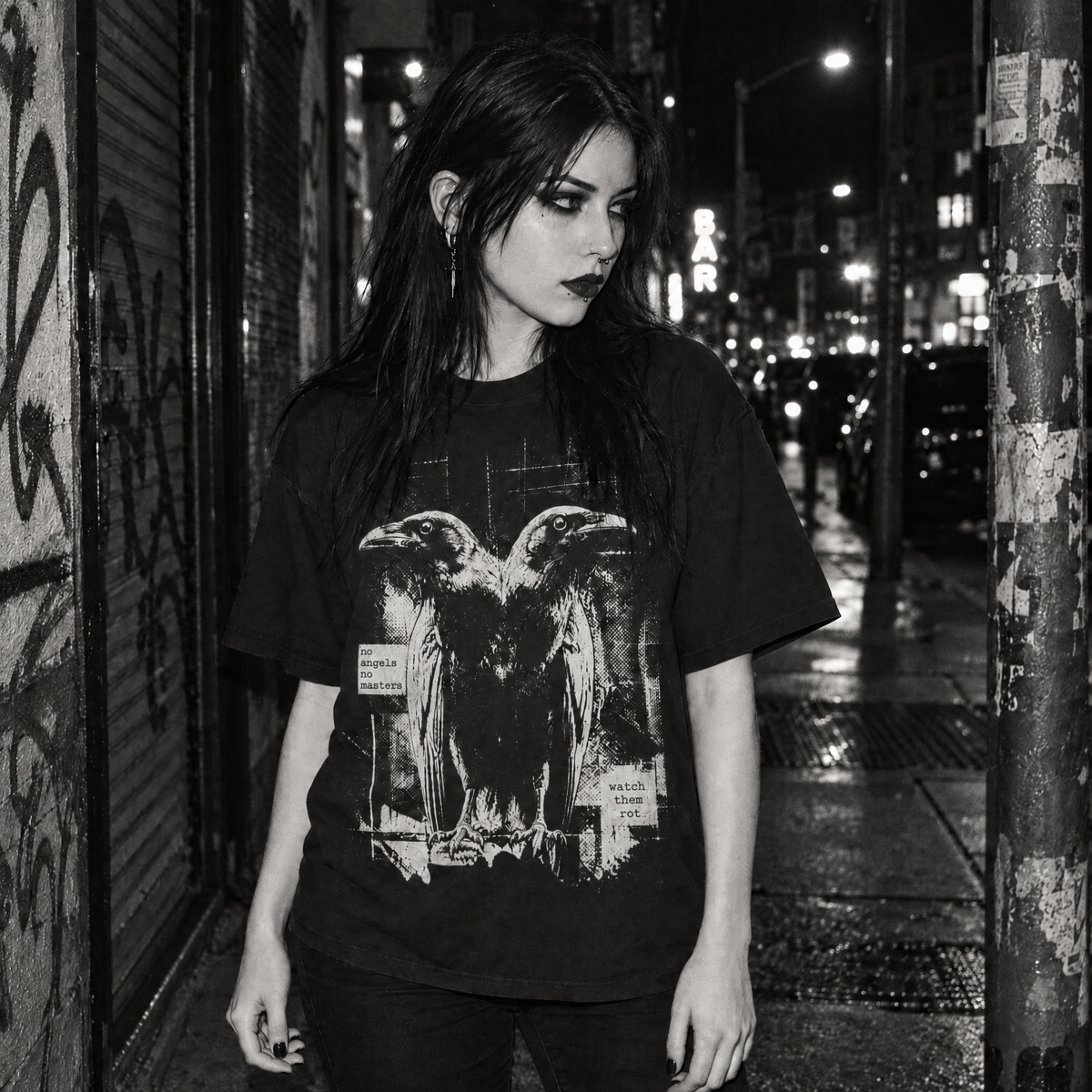 Conjoined Crows T-Shirt