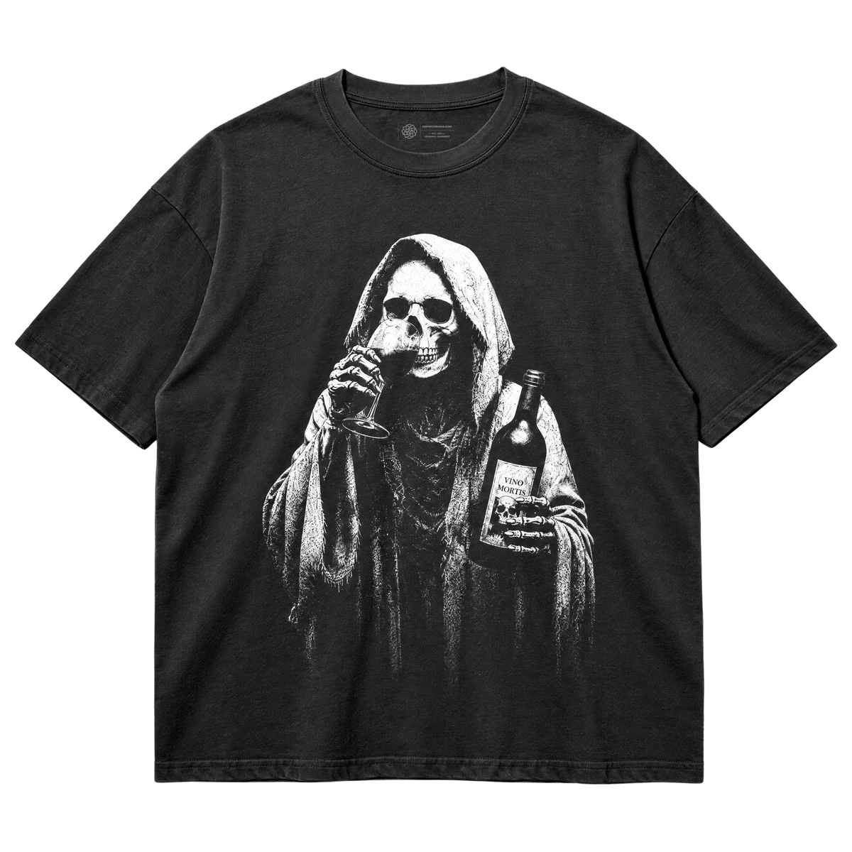 Grim Reaper Wine T-Shirt