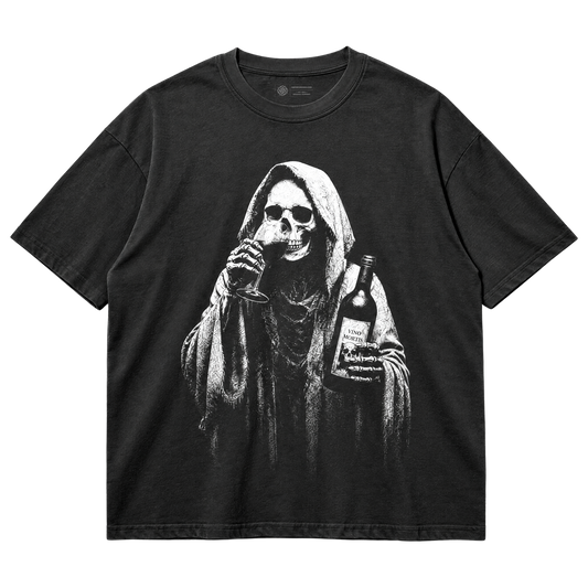Grim Reaper Wine T-Shirt
