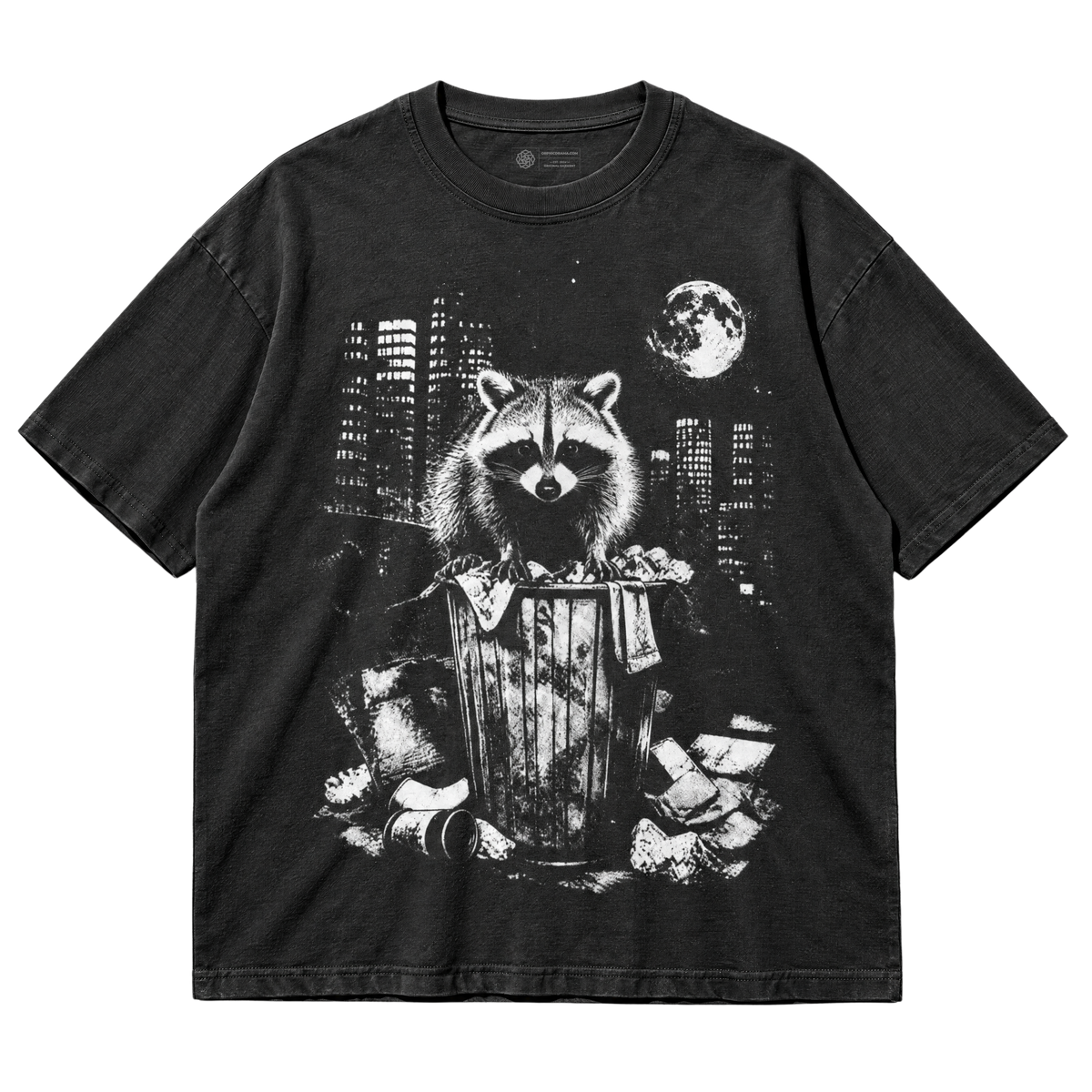 Raccoon T-Shirt - Trash Panda Grunge Graphic