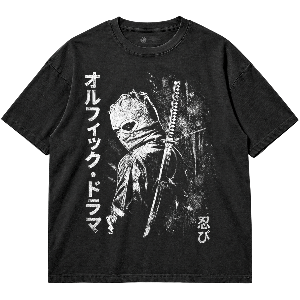 Shinobi T-Shirt - Dark Japanese Ninja Grunge Graphic