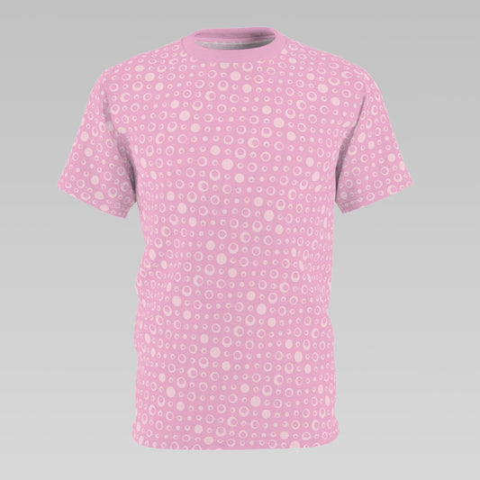 Pink Circle Pattern T-Shirt