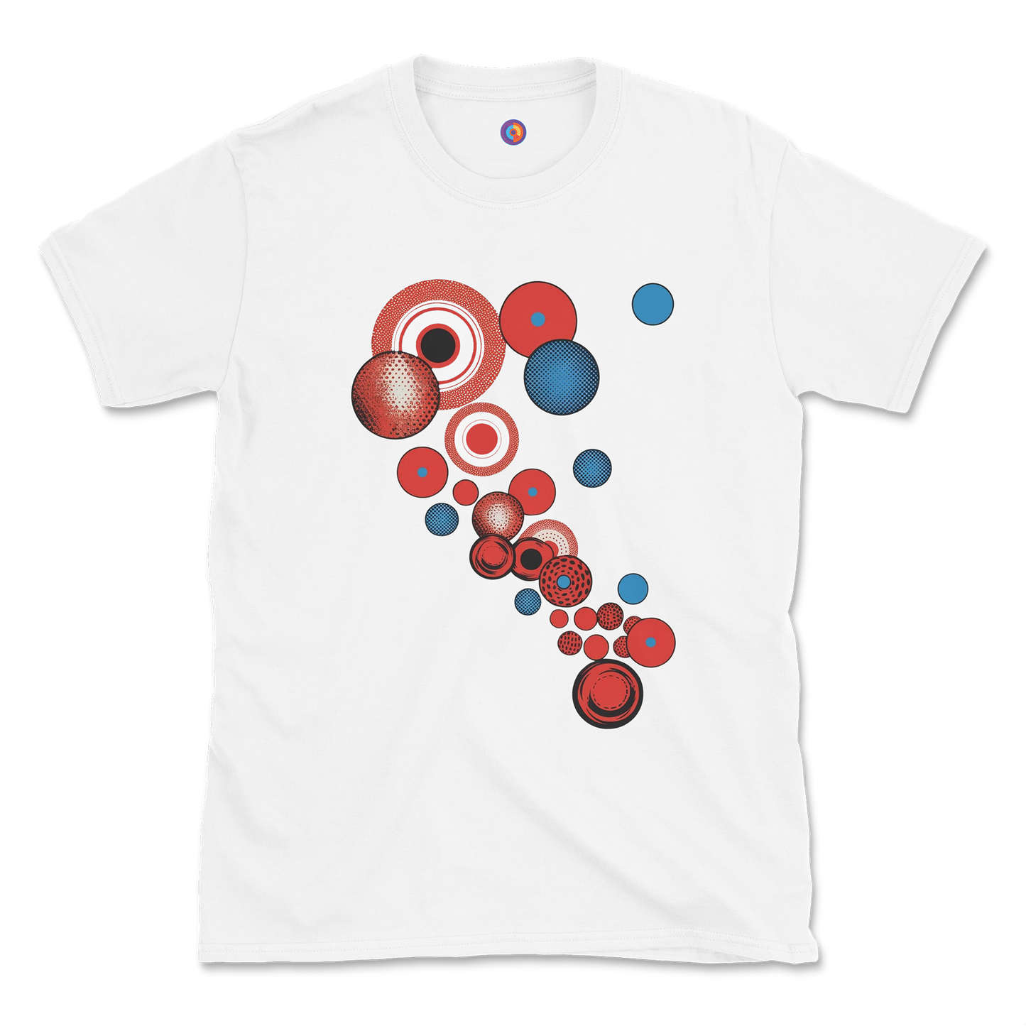 Abstract Geometric Circles T-Shirt