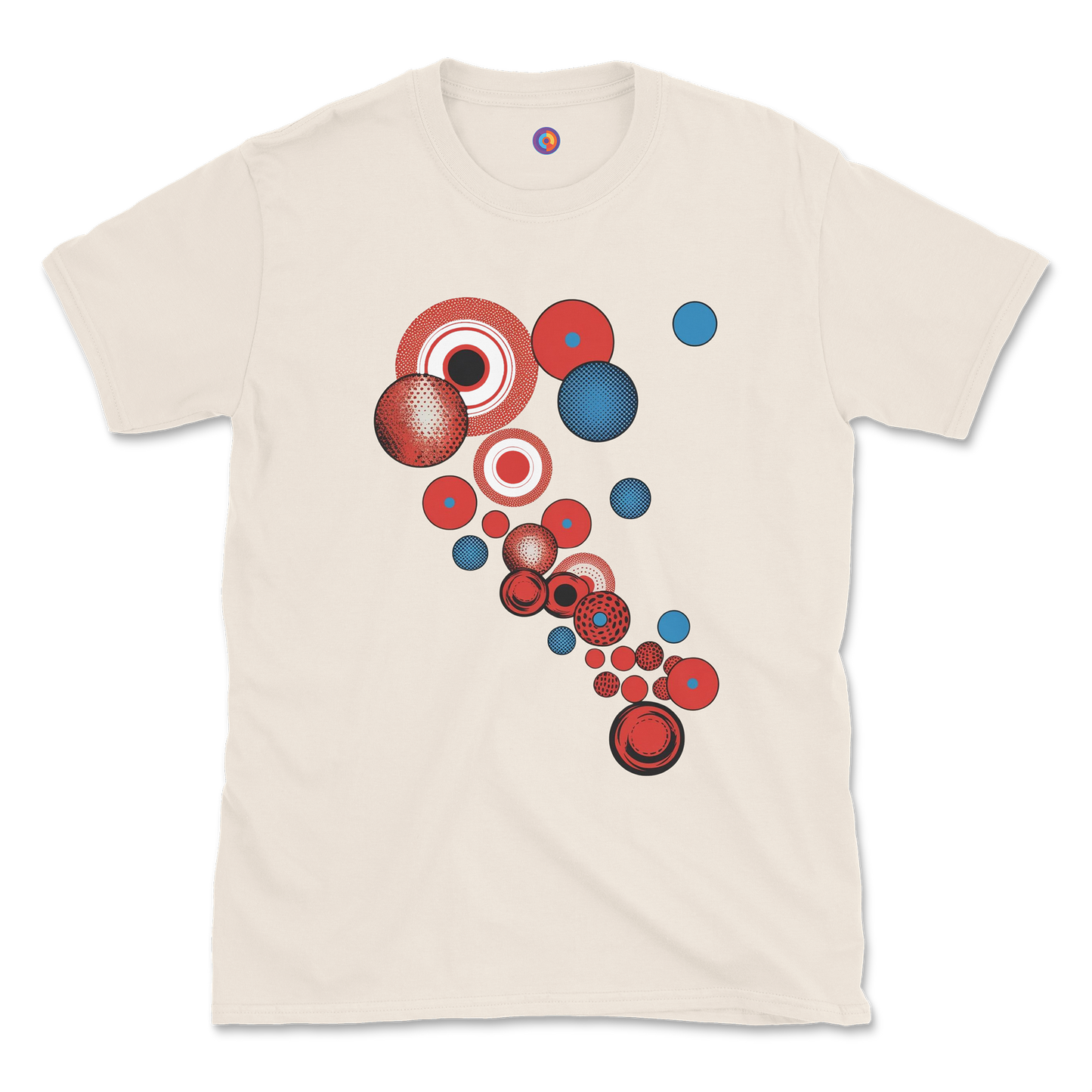 Abstract Geometric Circles T-Shirt