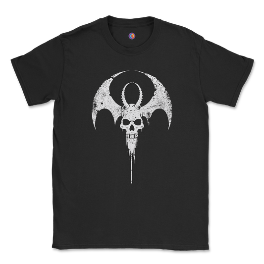Bat Skull T-Shirt – Occult Winged Sigil Graphic