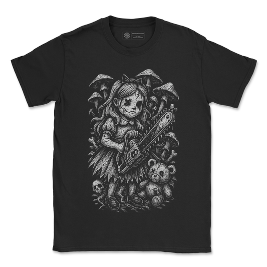 Creepy Chainsaw Doll - Horror T-Shirt