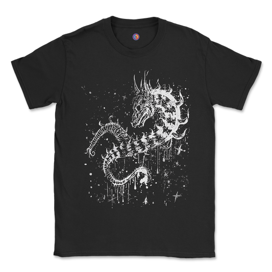 Chaos Dragon T-Shirt – Occult Grunge Aesthetic