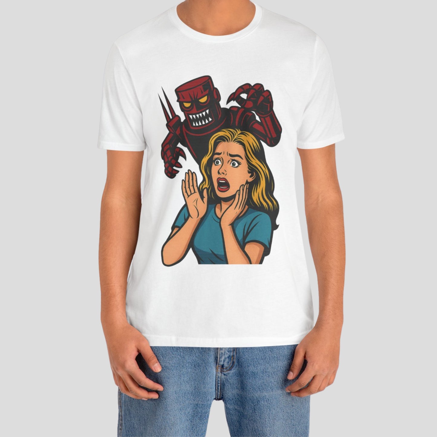 Robot T-Shirt – Vintage Sci-Fi Comic Art