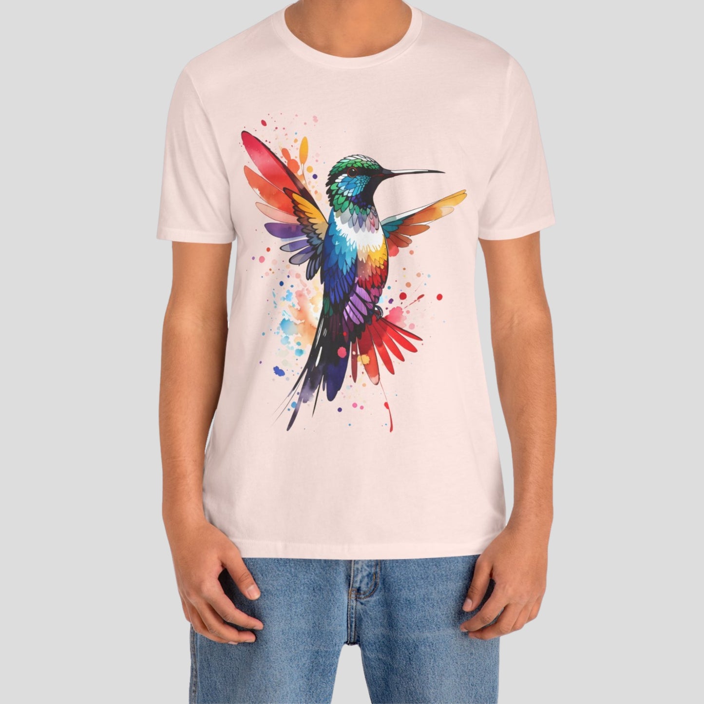 Watercolor Flight - Hummingbird T-Shirt