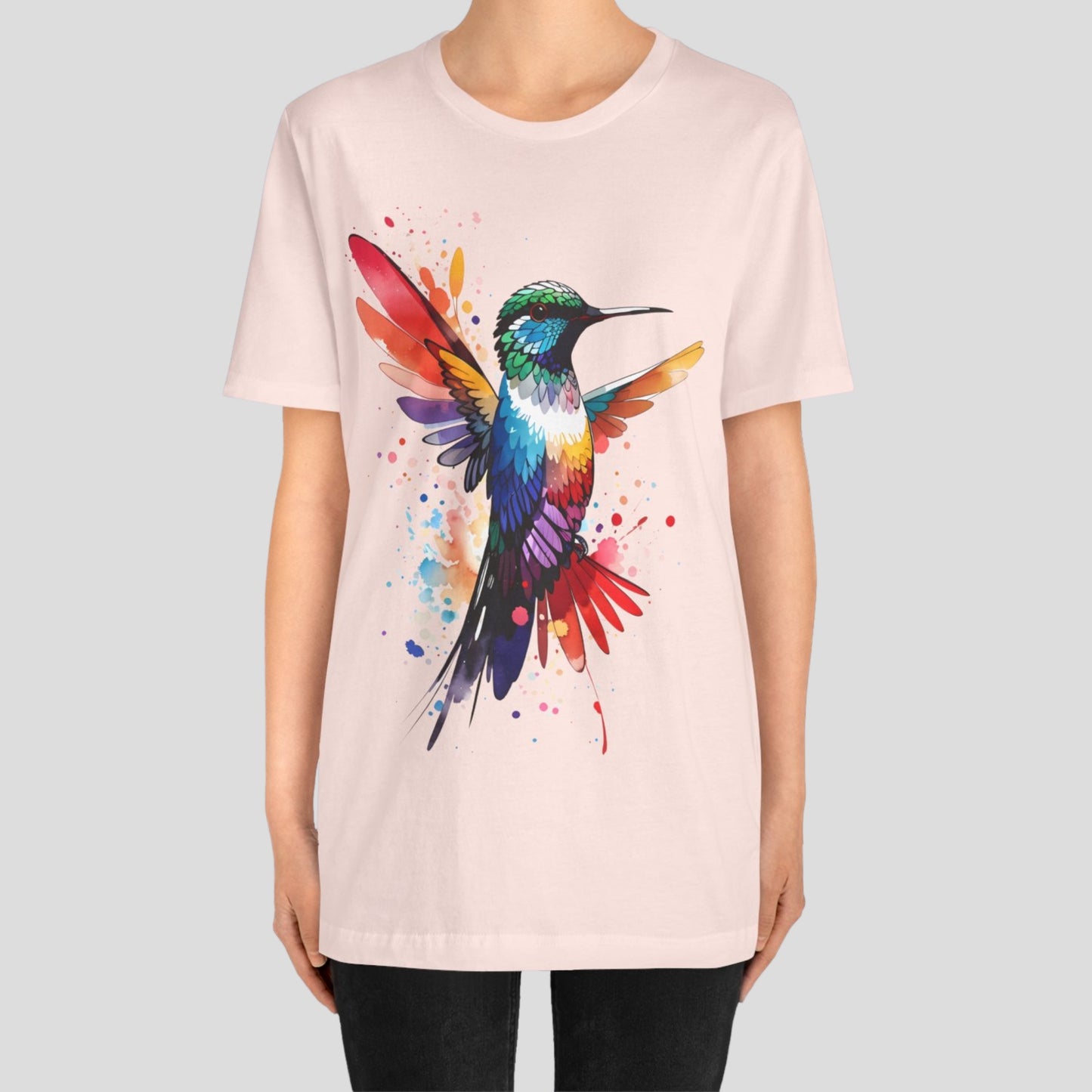 Watercolor Flight - Hummingbird T-Shirt
