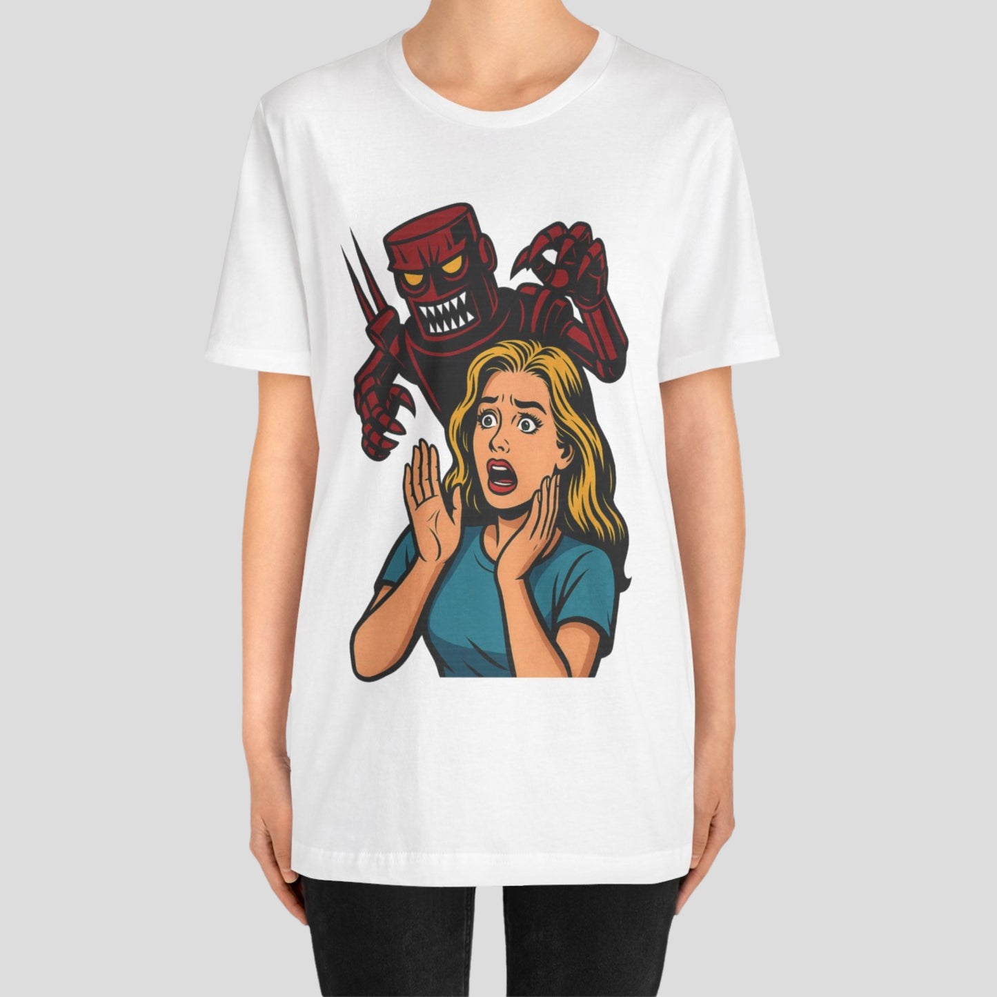 Robot T-Shirt – Vintage Sci-Fi Comic Art