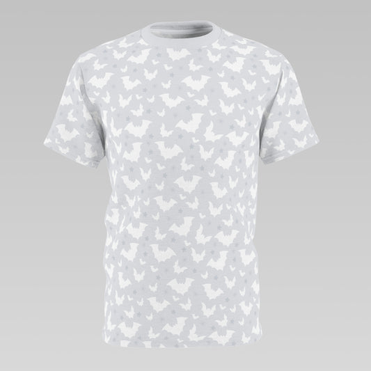 Grey Bat Pattern T-Shirt