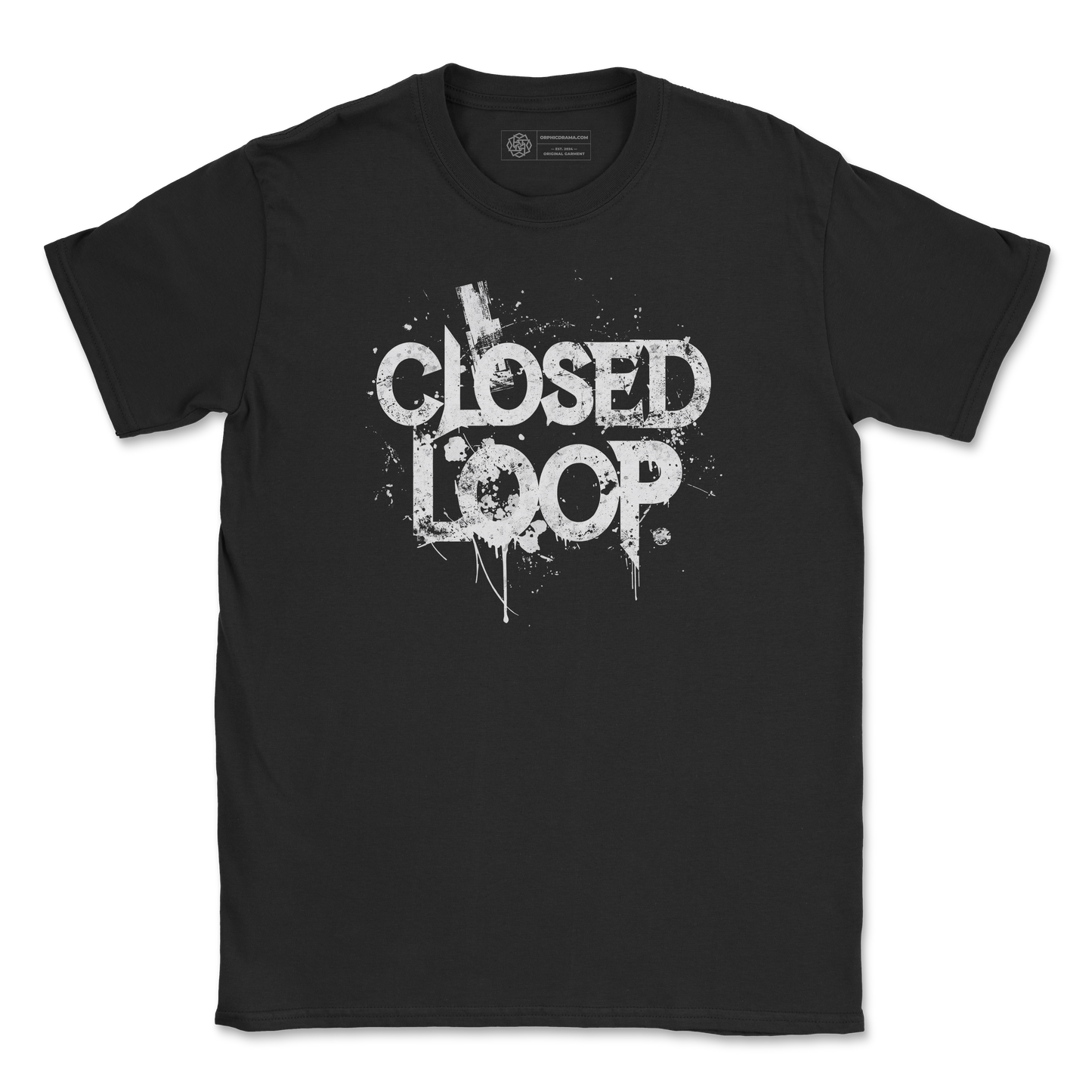 Closed Loop T-Shirt - Grunge Skate Streetwear