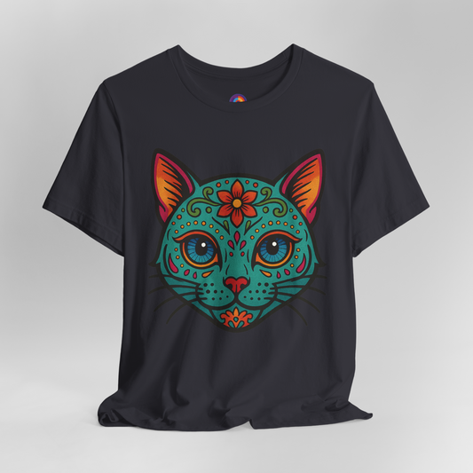 Sugar Skull Cat T-Shirt