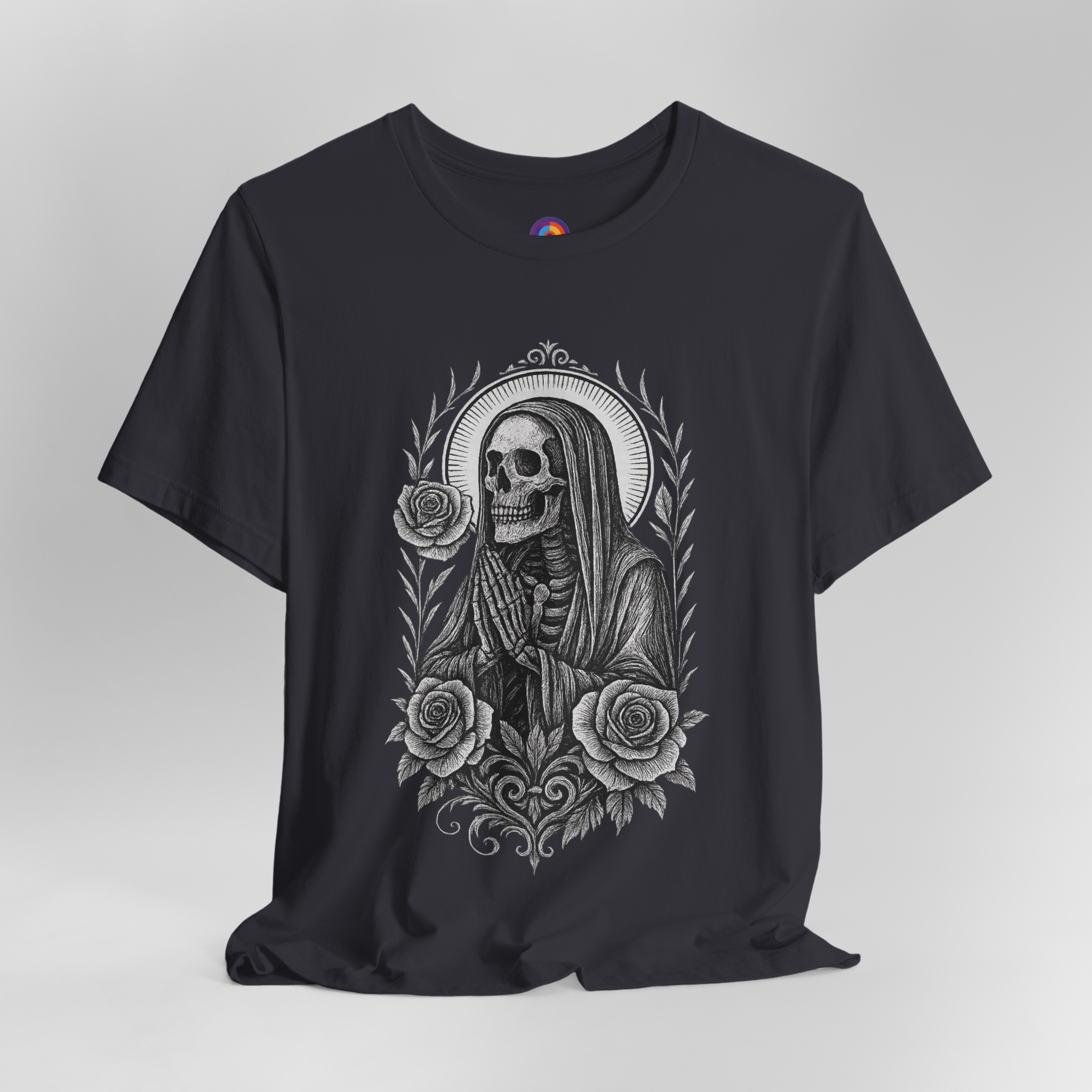 Gothic Saint Skeleton T-Shirt