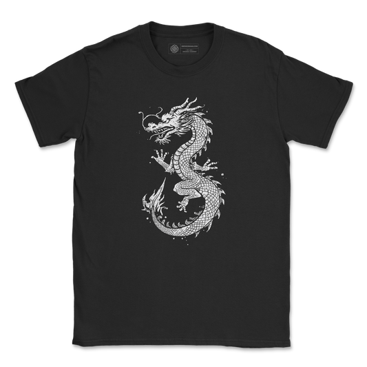 Dragon T-Shirt - Grunge Mythic Dragon Graphic Tee