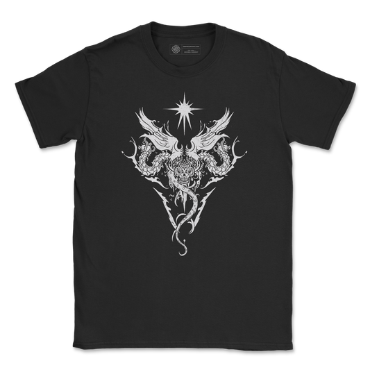 Dragon Sigil T-Shirt - Gothic Mythic Crest Tee