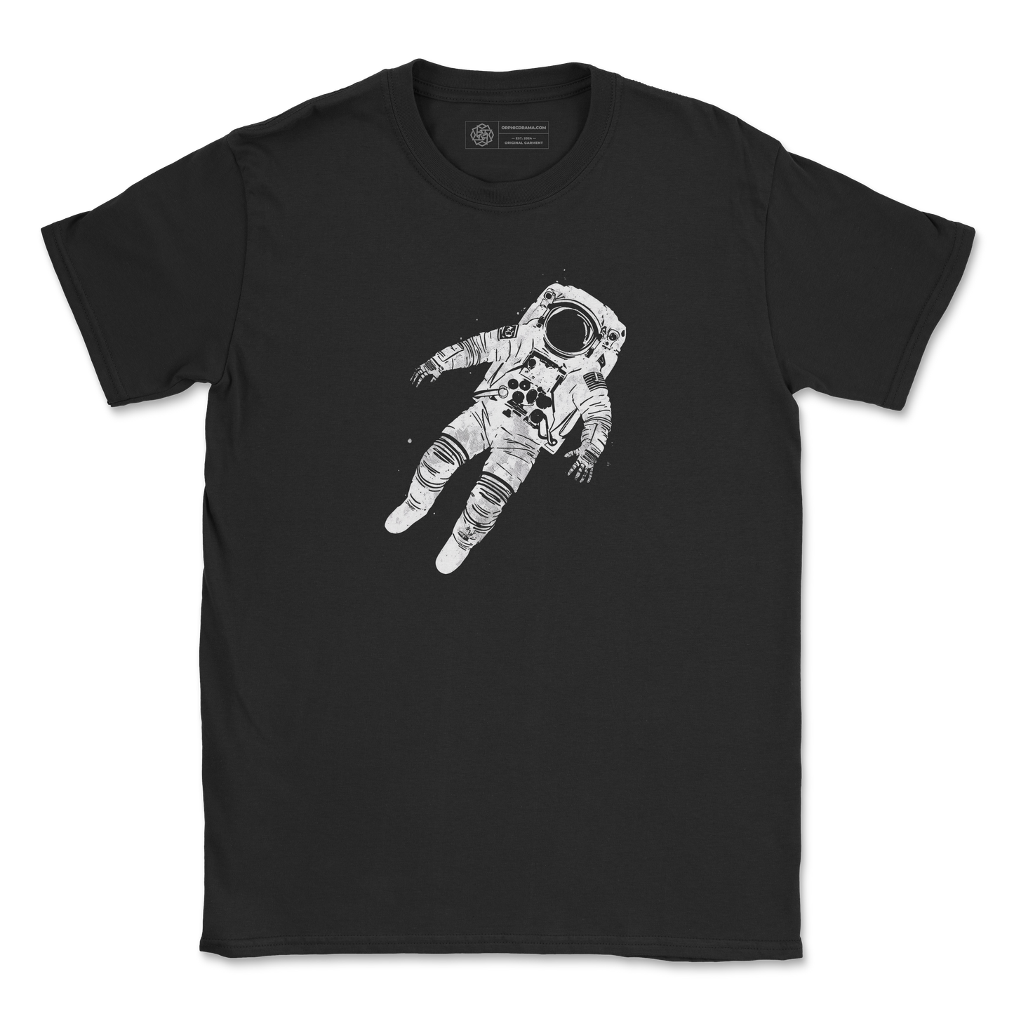 Floating Astronaut T-Shirt - Vintage Space Graphic Tee