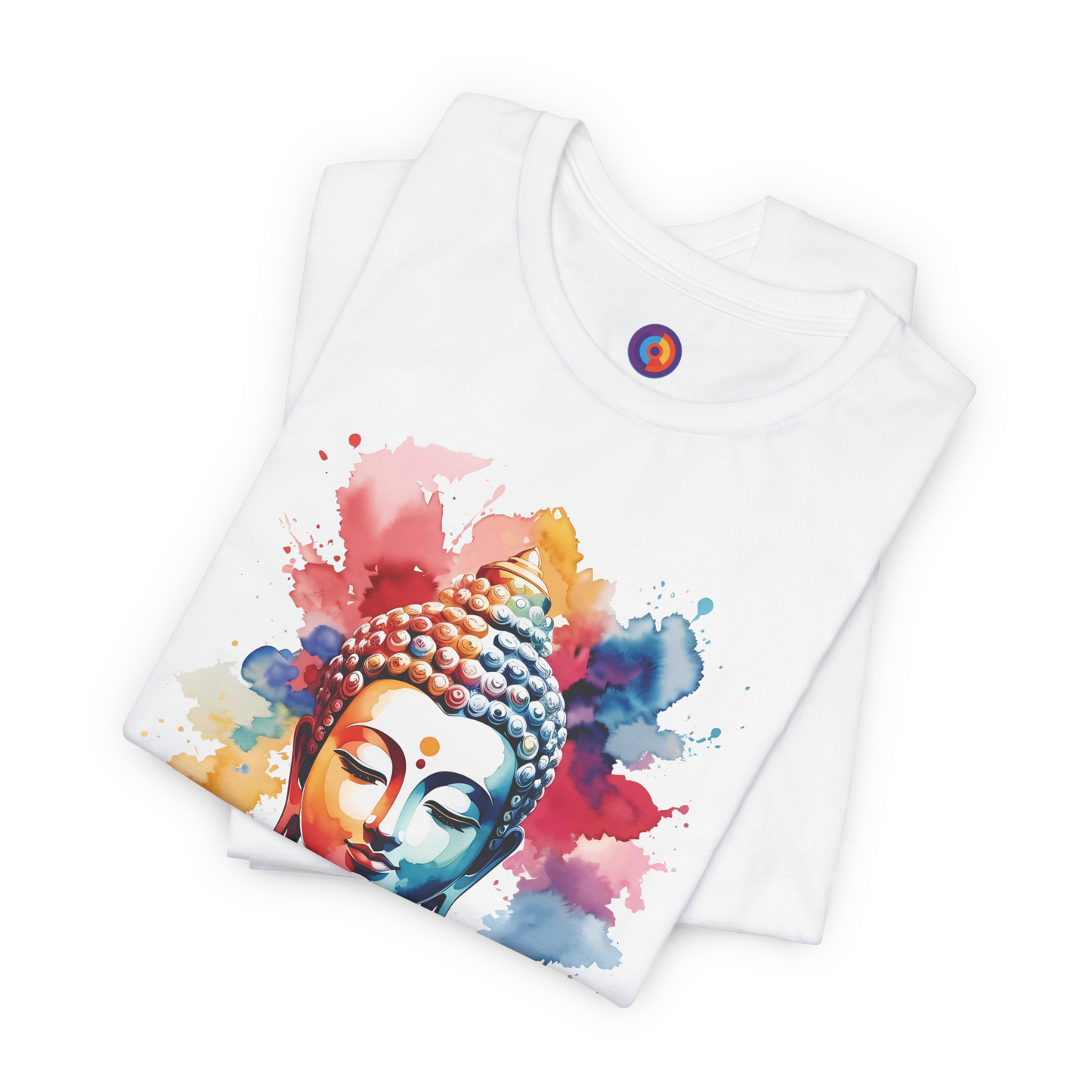 Watercolor Enlightenment - Meditating Buddha T-Shirt